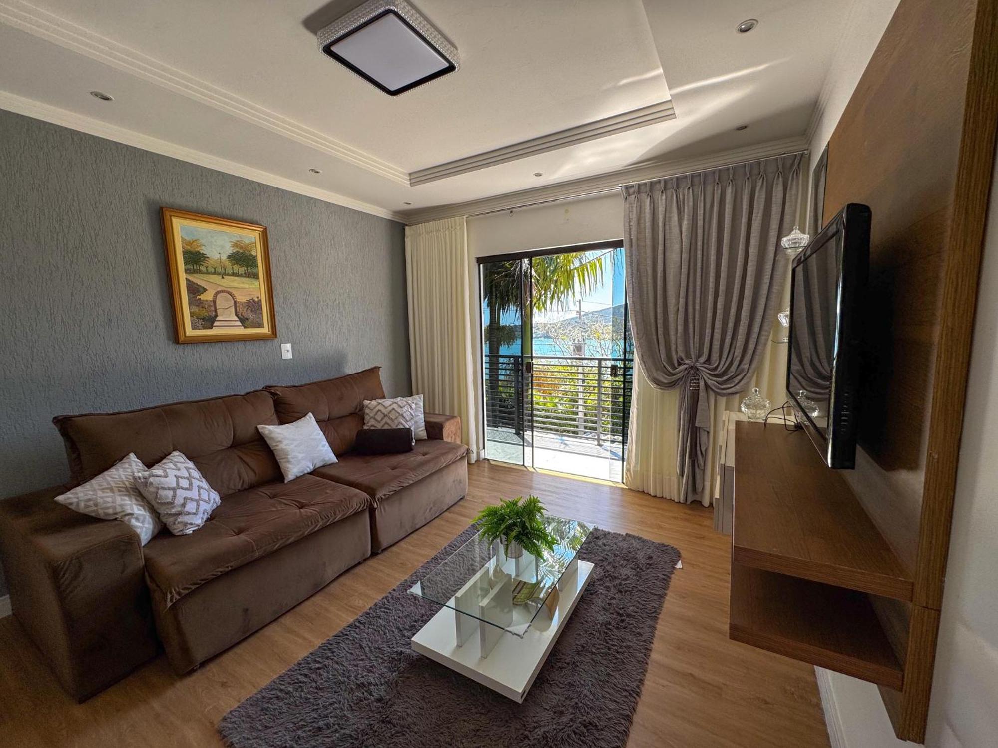 Casa Com Vista Para O Mar Em Governador Celso Ramos Exterior foto