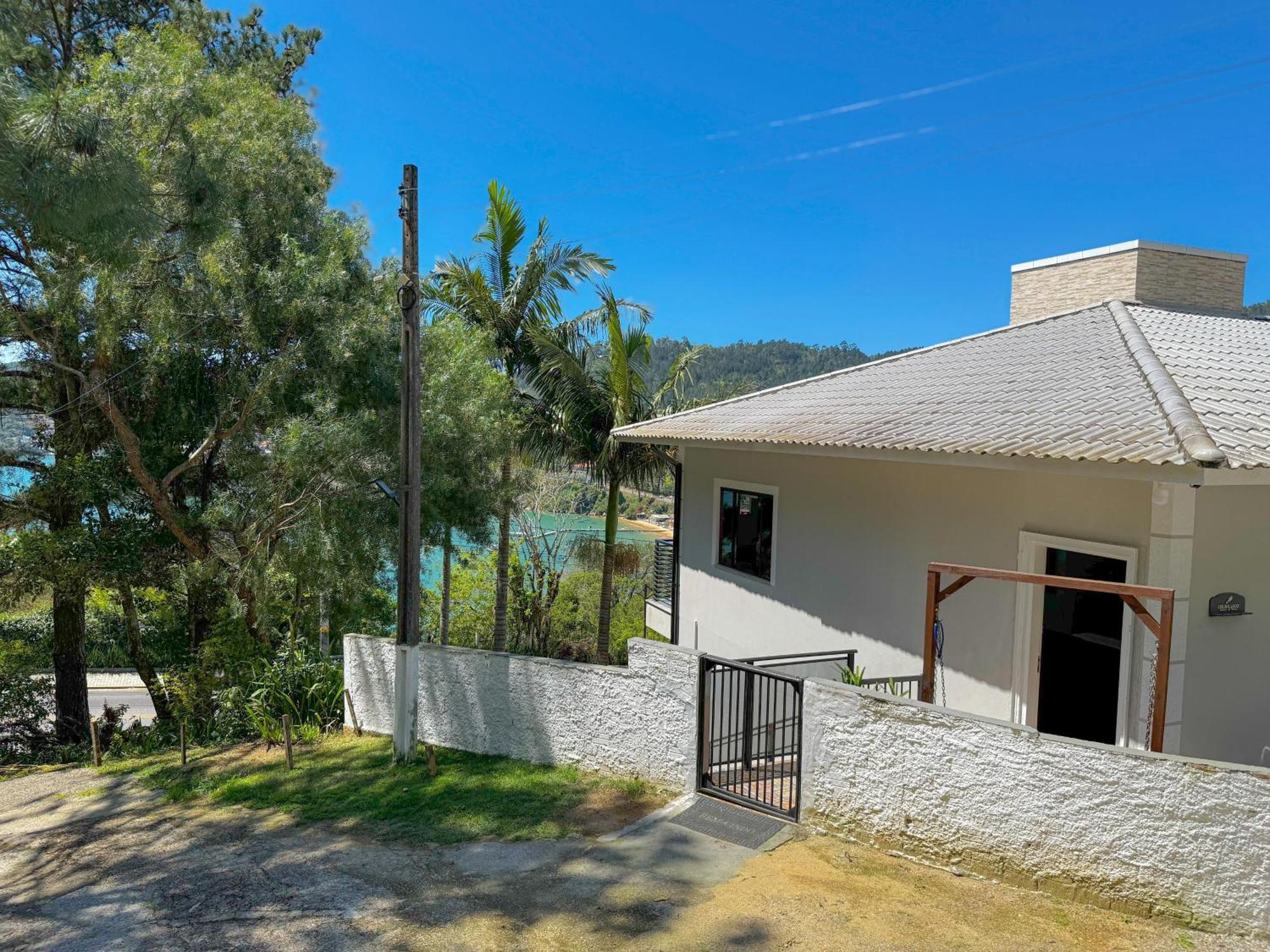 Casa Com Vista Para O Mar Em Governador Celso Ramos Exterior foto